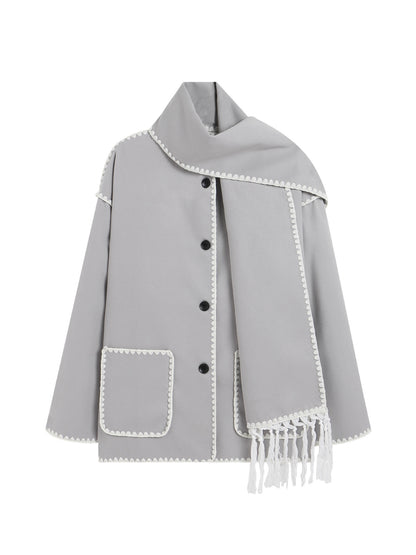 Woolen Scarf Coat