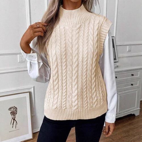 Cable-Knit Sleeveless – Timeless Style