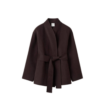VAEA Brown Belted Coat