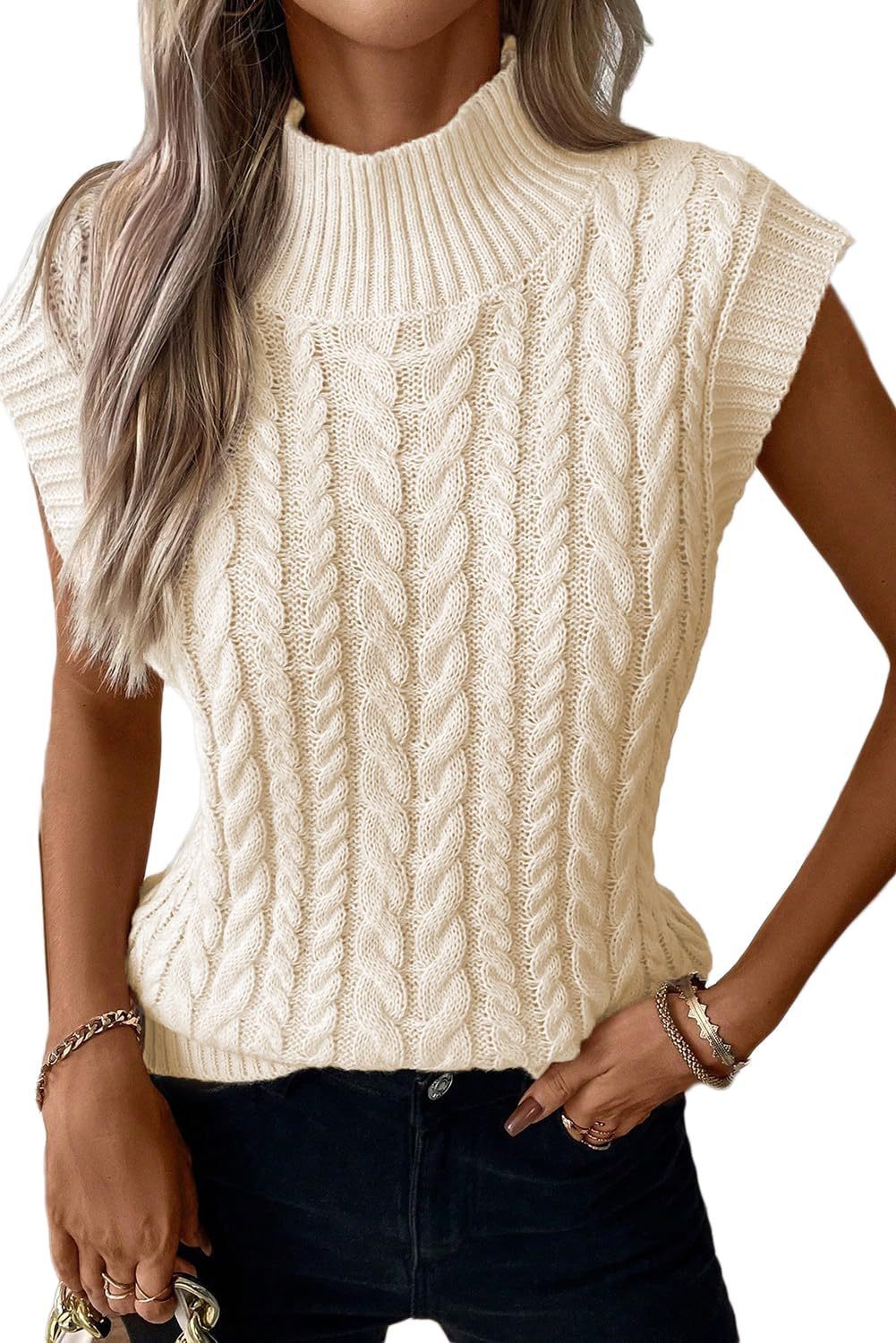 Cable-Knit Sleeveless – Timeless Style