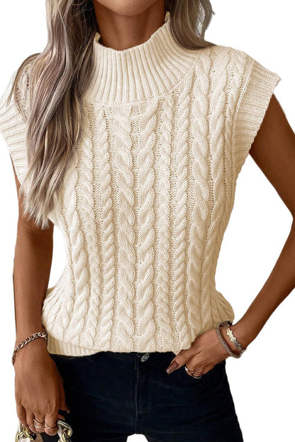 Cable-Knit Sleeveless – Timeless Style