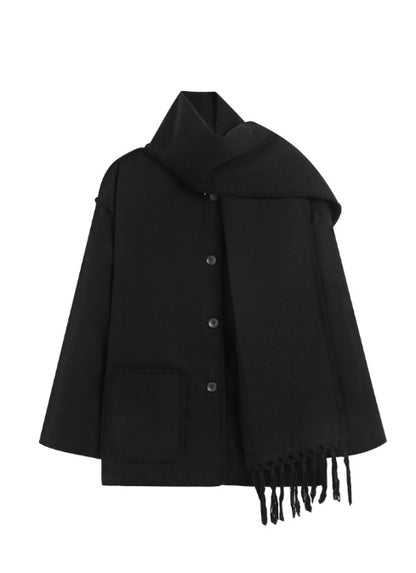 Woolen Scarf Coat
