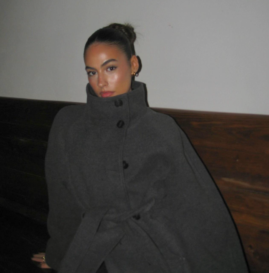 Long belted coat - Wool