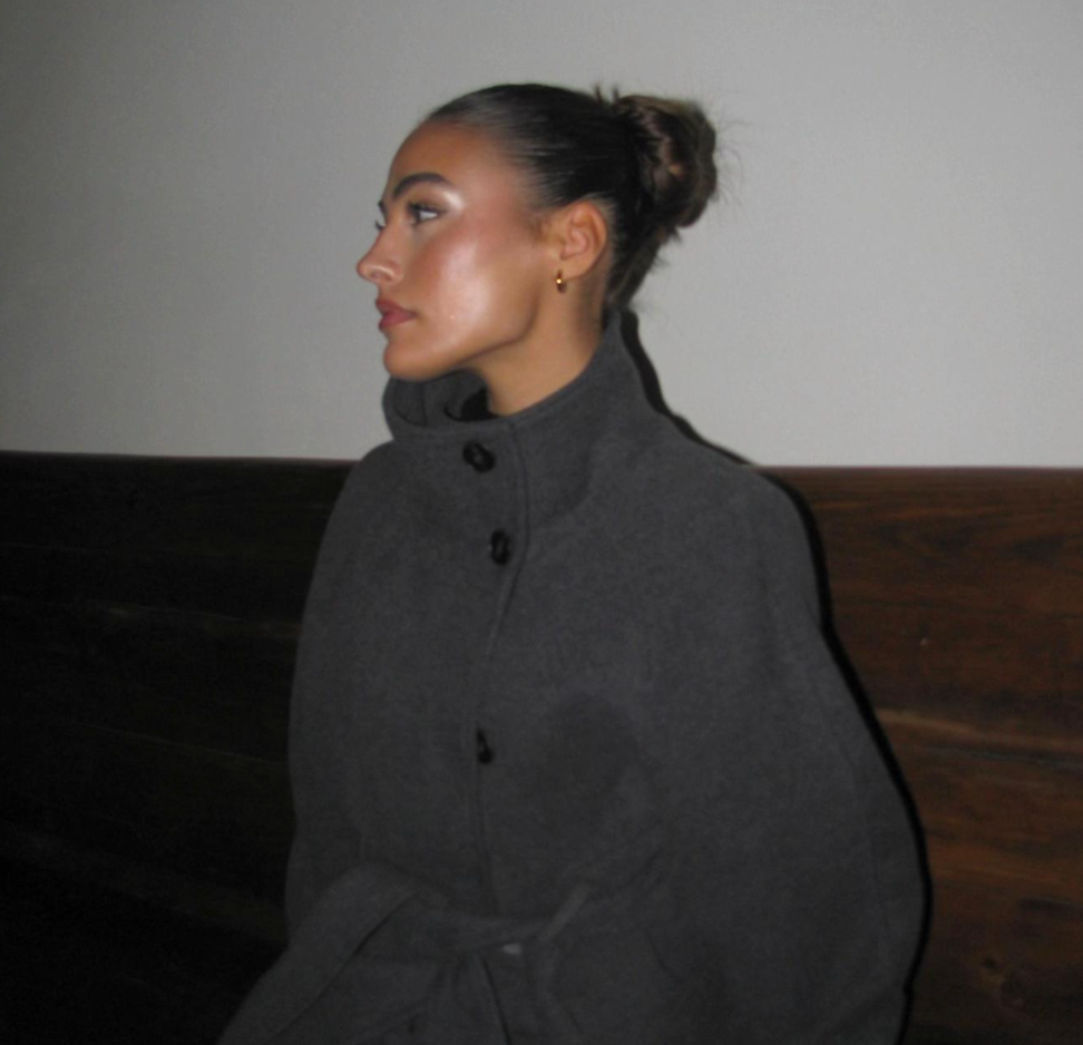 Long belted coat - Wool