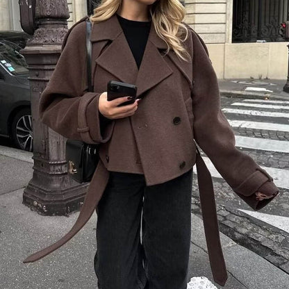 Long Sleeve Belted Jacket