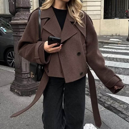 Long Sleeve Belted Jacket