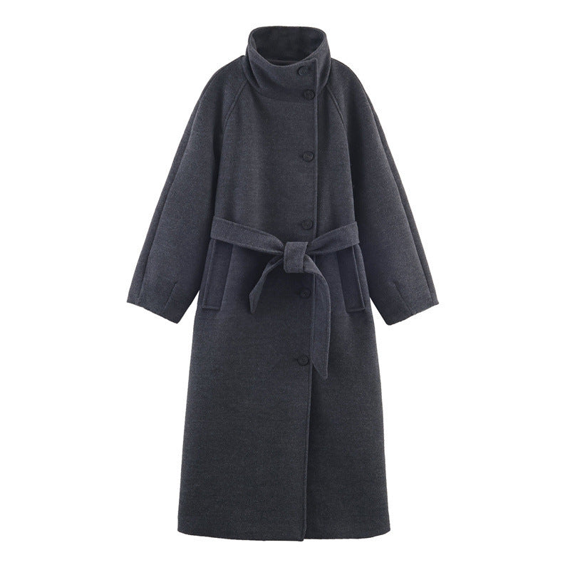 Long belted coat - Wool