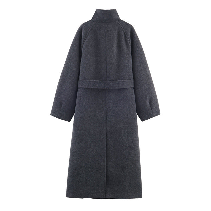 Long belted coat - Wool