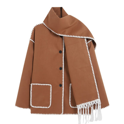 Woolen Scarf Coat